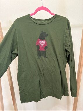Olive Green Kids Long-Sleeve Tee
